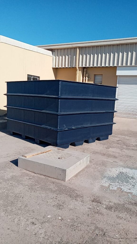 On-site GRP lining application ensuring leak-proof protection
